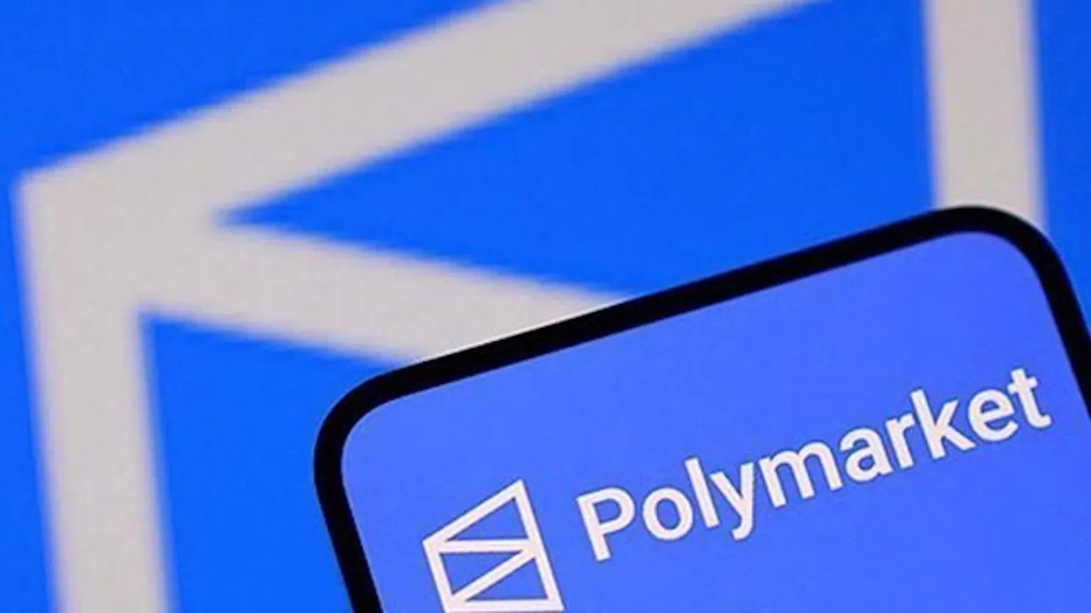 Polymarketin pankkien kaatumista koskevia ennustemarkkinoita kuvaava uutiskuva